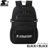 STARTER スターター リュック 大容量 25L 軽量 3層式 PC収納 a4 メンズ レディース 学生 高校生 通勤 通学 新生活 入学準備 ブランド ロゴ スクールリュック スポーツリュック アウトドア 旅行 黒 2026fw karlas