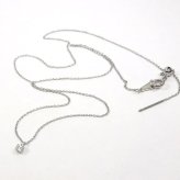 ラボグロウンダイヤモンドネックレス 一粒ダイヤモンド Lab Grown Diamond 0.20ct Stainless316素材【送料無料】【レディース,激安,特価,通販】