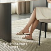 ダイニング家具 ダイニングテーブル＆チェア-ホワイト＆オレンジ - 5点セット 180cm