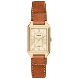 フォッシル FOSSIL 腕時計 レディース RAQUEL デイト アナログ ミディアム ブラウン レザーウォッチ ES5504【2026 新作】