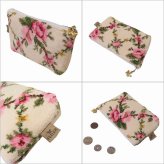 FEILER フェイラー ポーチ 小物入れ Amelie Cream　メイクアップバッグ AME1370074