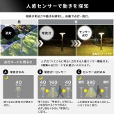 ガーデンソーラーライト 工事不要 ガーデンソーラーセンサー 5W丸型 ソーラー発電 メンテナンス不要 点灯モード 自動点灯 センサー機能 防犯対策 ステンレス製 錆に強い 屋外ライト ガーデンライト 防犯ライト 太陽光 太陽光発電 ソーラー照明 庭照明 新生活