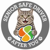 カーサイン 高齢者マーク SENIOR SAFE DRIVER マンクス マグネット 強力 直径13cm 肉球 日本製 車 ステッカー