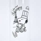 スヌーピー クリアボトル シェフシリーズ ブラック クロワッサン 水筒 ランチ 日本製 SNOOPY