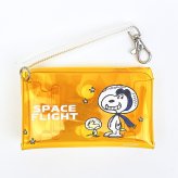 スヌーピー ふたごポーチ (オレンジ) アストロノーツ SNOOPY
