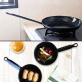 Vaello フライパン 直径26cm エナメル加工 スチール製 直火専用(直火、オーブン)食器洗い機対応 スペイン製 Vaello ･La ･Valenciana #61222