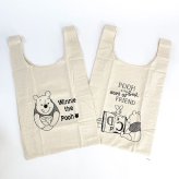 ディズニー くまのプーさん マルシェバッグ プーさん＆ピグレット エコバッグ