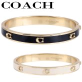 コーチ バングル エナメル ブレスレット ゴールド シグネチャー 女性 レディース COACH 選べる2カラー 【422719GLD001 422719GLD100】 ジュエリー アクセサリー 【ラッピング無料 誕生日 お祝い プレゼント ギフト 贈り物】
