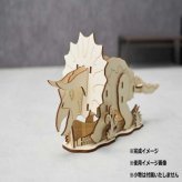 ペンスタンド トリケラトプス 恐竜 雑貨 置物 木製 おしゃれ デスク 収納 文房具 インテリア 飾り 子供部屋 男の子 女の子 誕生日 プレゼント ギフト 贈り物 組み立て 工作 セトクラフト