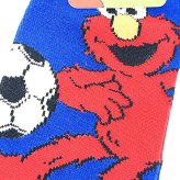 セサミストリート エルモ キャラックス サッカー 靴下 アパレル