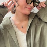 ハワイアンジュエリー ネックレス ステンレス リングネックレス ベビーリング スクロール ゴールド シルバー 金属アレルギー チェーン付き サージカルステンレス つけっぱなしOK プレゼント ペア