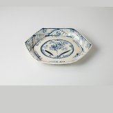 安南六角大皿 陶器 美濃焼 やきものの里から、暮らしを贈ります。　ギフト 食器 セット テーブルウェア