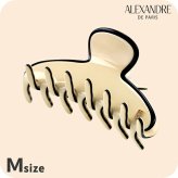 アレクサンドル ドゥ パリ ヘアクリップ レディース ブランド ALEXANDRE DE PARIS リズレMクリップ ACCM-14278-03-S ベージュ ブラック