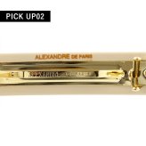 アレクサンドル ドゥ パリ バレッタ レディース ブランド ALEXANDRE DE PARIS ペルル 人工真珠 AA6-16919-05-S ベージュ ヘアアクセサリー