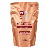 2個セット 馬油 ノンシリコン コンディショナー 詰替え用 500mL 椿油配合 椿オイル コンディショナー リンス 詰め替え ノンシリコン 保湿 うるおい ダメージケア