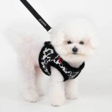 PUPPIA パピア ハーネス 秋冬 フリース ワイルドハーネス プレゼント ギフト 誕生日 S M L XL 小型犬 中型犬 チワワ トイプードル 柴犬 散歩 暖かい 防寒 ベスト型 着せやすい