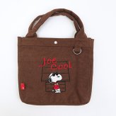 スヌーピー スクエアトートバッグ (ブラウン)  ルートート ROOTOTE SNOOPY