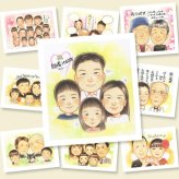 結婚記念日 似顔絵 ギフト 手描き プレゼント 名入れ 贈り物 結婚10周年 結婚記念日 お祝い 記念日 お母さん 夫婦 お父さん 家族 両親 下書き確認 修正無料 名入れ 宝物 親孝行 そっくり かわいい 記念 10周年 思い出 感謝 百寿祝い 感謝の品 闘病中の方への励まし 贈答品 サプライズ 白寿祝い 感動 ホワイトデー 大人数 卒寿祝い 初任給 オーダーメイド