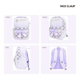 NICECLAUP イリス デイパック 15L リュックサック 大容量 かばん カバン 鞄 バッグ 普段使い 使いやすい キッズ 女の子 ギフト プレゼント ブラック nc424
