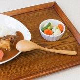 スプーン おしゃれ カトラリー 木 木製 カレースプーン 業務用 かわいい 大きめ 丼 18.2cm スープ お弁当用 漆 天然木製 食器 カレー カフェ風 シンプル 漆 ナチュラル カレー シチュー スープ マルチ アウトドア