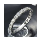 プラチナ Pt900 ダイヤモンド エタニティリング 1ct 14号 指輪 ダイヤ リング 鑑別書付き 高級 ジュエリー アクセサリー 天然石 豪華 婚約指輪 結婚指輪 プレゼント ギフト