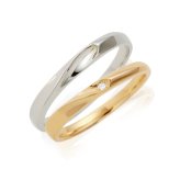 セミオーダー Lovers&Ring ペアリング 2つ合わせて ハート 最高級 ダイヤモンド 刻印対応 10金 18金  プラチナ K10 K18 指輪 ペア リング お揃い レディース メンズ LSR0650DPK-WG ギフト カップル 2個セット 彼女 女性 彼氏 男性 妻 夫 プレゼント 指輪 誕生日 プレゼント 記念日  結婚指輪 マリッジリング ホワイトデー お返し 彼女 ギフト