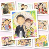 結婚式のプレゼントに、似顔絵ギフトはいかがでしょうか。初めての似顔絵注文でも安心です。 ギフト 結婚式 似顔絵 プレゼント 贈り物 名入れ 手描き 結婚式 ブライダル ウェディング 婚礼 記念 新郎 新婦 両親 カップル 修正無料 下書き確認 名入れ そっくり 宝物 喜ばれる かわいい ウェディング 結婚式 思い出 一生もの 引っ越し 白寿祝い オリジナル お祝いの品 ハロウィン クリスマス