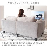 ソファ 座椅子 二人掛けポケットコイルファブリック バイカラーデザイン 2.5P メドゥレ ポケットコイル ファブリック バイカラー 二人掛け sofa コンパクト リラックス 快適 天然木脚