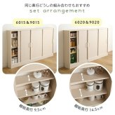 食器棚 キッチン収納 さわやかなカウンター下引き戸収納6020 FKSS-6020--WHW ホワイトウォッシュ 幅60cm・奥行20cm ホームテイスト カウンター下 引き戸 薄型 幅60cm 奥行20cm キッチン 収納 スリム 薄型収納 台所：