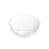 suiro スイロ フラットボウル M 13cm 380ml[ボウル 耐熱ボウル 電子レンジ対応 注ぎ口 プラスチック ミニボウル 食洗機対応 調理ボウル 日本製 お菓子作り 下ごしらえ用品 ボール 注ぎ口付き 小鉢 タレ皿 キッチン用品 ドレッシング 軽量]