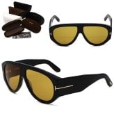トムフォード サングラス TOM FORD FT1044/S 01E 60 TF1044 サングラス EYEWEAR グローバルフィット ブラック イエロー ユニセックス