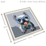 オイル ペイント アート ブルーグラス Sサイズ OP-07073 ギフト アート おしゃれ 北欧 インテリア お部屋