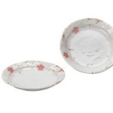 神宮桜　ペア小皿  JS-001 景品 記念品 粗品 ノベルティ 名入れ 御挨拶 ご挨拶