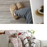 スリッパ ムートン ルームシューズ 羊毛 室内 来客用 ふわふわ もこもこ ブランド je'coule 低反発 冬 高級 あたたかい ルームシューズ かわいい おしゃれ 滑り止め 男女兼用 冷え対策 ギフト プレゼント 7F (09000082r)