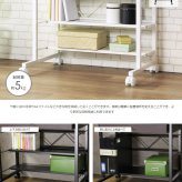 デスク チェア パソコン ハイタイプ 幅75cm 棚付き 引き出し キャスター付き 収納 テレワーク 在宅 ルーター プリンター 置き ワーク PC 書斎机 勉強机 大人 オフィス 省スペース おしゃれ 北欧 ブラウン ナチュラル iwp-65 新生活