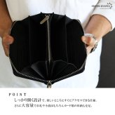 レザーウォレット メンズ コンチョ付き 長財布 本革 桜コンチョ フラワー ダブル 大容量 シンプル ビジネス カジュアル 男性