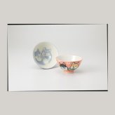 紫犬 ペアー茶碗 陶器 美濃焼 やきものの里から、暮らしを贈ります。　ギフト 食器 セット テーブルウェア