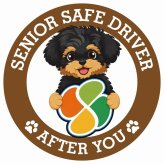 カーサイン 高齢者マーク SENIOR SAFE DRIVER ヨープー ステッカー シール 直径13cm 肉球 日本製 車