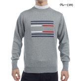 トミーヒルフィガー ゴルフ メンズ ビッグフラッグ クルーネックセーター TOMMY HILFIGER GOLF THMA459 秋冬モデル お誕生日祝い お祝い 記念品 お父さん 父の日 彼氏 男性 30代 40代 50代 60代  還暦祝い 敬老の日 人気プレゼント プレゼント
