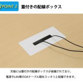 デスク チェア フリーアドレス ナチュラル パネルなし おしゃれ 北欧 オフィス オフィステーブル パソコン ワークテーブル 配線収納 奥行120cm 高さ72cm 机 新生活