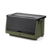 THOR ソー スタッキングシェルフコンテナ 50L セット 大容量 前開き 収納ボックス 米国TRUST社 コンテナ 収納棚 スタッキング 積み重ね 耐荷重120kg 全5色 衣類収納 押し入れ キャンプ アウトドア 車載 ガレージ 防災