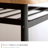 幅110cm ダイニングテーブル+ダイニングベンチ+チェア2脚 テーブル センターテーブル リビングテーブル チェア 椅子 ベンチ アイアン脚 ヴィンテージ風 小物収納 家具 インテリア 新生活