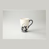 シャビー草花マグ 陶器 美濃焼 やきものの里から、暮らしを贈ります。　ギフト 食器 セット テーブルウェア