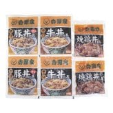 お歳暮・冬ギフト 吉野家 いろいろ丼セット (YO-6) ※送料無料(北海道・沖縄・離島への配送不可)