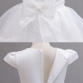 子供ドレス キッズ フォーマルドレス プリンセスドレス 女の子　子どもドレス　ロング丈　 発表会 結婚式 誕生日 七五三 110～160cm ピンク　ダークピンク　ホワイト　ワインレッド　リボン レース