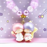 サンリオ キキララ フォンストラップ ブルー キーホルダー スマホ用品 Sanrio