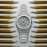 ディーワンミラノ D1 MILANO スケルトン White Sketch ホワイトスケッチ 腕時計 メンズ 自動巻き SKBJ20