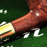パイプ ピーターソン フィッシュテール アラン 3085 Peterson パイプ本体 喫煙具 スムース ブラウン おしゃれ ニッケルリング アイルランド 高級 かっこいい タバコ メンズ ギフト プレゼント