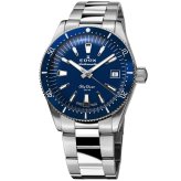 エドックス EDOX スカイダイバー 38 デイト オートマティック 腕時計 メンズ 自動巻き ミリタリーウォッチ 80131-3BUM-BUIN SKYDIVER 38 DATE AUTOMATIC