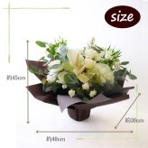 【Like a bouquet】生花のアレンジメント 花束のように見えて華やかな印象があります。新築のお祝いや開店のお祝いなど空間のインテリアのように飾ることができるお祝い花です 送料無料 生花 アレンジメント 誕生日 花 ギフト 送料無料 白 お祝いアレンジメント 御祝 記念日 開店御祝い 自宅用 お供え フラワーギフト 展示会 楽屋花 受付 おしゃれ 母の日 敬老の日 お中元 お歳暮